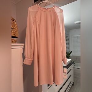 Calvin Klein Lovely Light Pink Dress Size 8 NWT 💕